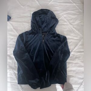 Abercrombie & Fitch Midnight Blue Velvet Hoodie